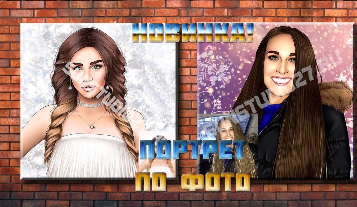 Портрет по фото modulnie-kartini